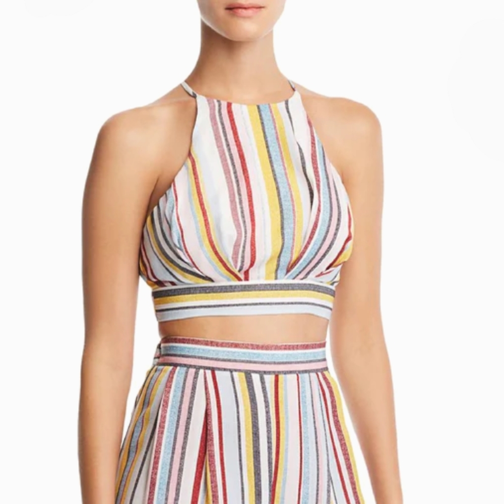 Aqua Halter Top